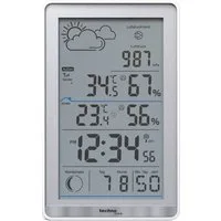 technoline WS 9218 Wetterstation (inklusive Außensender, Wettervorhersage, Mondphasenanzeige und Luftdruckanzeige)