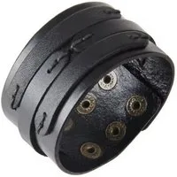 Ware aus aller Welt Lederarmband 4 cm breit Rustikales Armband im Vintage-Look für Damen Herren (1-tlg)