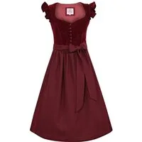 MarJo Dirndl Dirndl Hochwinkel 75cm Länge wine