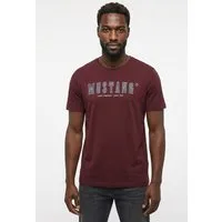 MUSTANG T-Shirt MU-Alex plakativ bedruckt