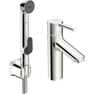 Hansa Hansavantis Waschtischarmatur 52682267 mit Funktionsbrause, ohne Ablaufgarnitur, Ausladung 114mm, chrom