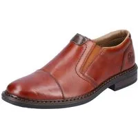 Rieker Slipper Anzugschuh, Business Schuh, Schlupfschuh mit stylischer Quernaht