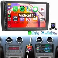 ESSGOO 9" Für Audi A3 S3 RS3 8P 8V Android 15 Carplay Autoradio (RDS, Digitalradio (DAB), FM, AM)