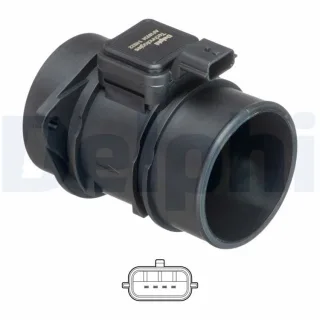 Delphi Luftmassenmesser Nissan Cube Evalia Juke Note Nv200 Pulsar Qashqai