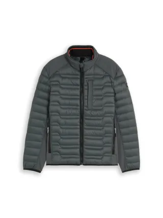 Tom Tailor - Gesteppte Hybridjacke grün - Gr. - M