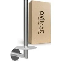 ovimar Toiletten-Ersatzrollenhalter Hesselo (1-St), aus Edelstahl in Silber zur Zum Kleben