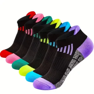 6 Pairs Men'sAnkle Socks, Anti Odor & Sweat Absorption Breathable Cotton Low Cut Socks Mens Sport Socks for Outdoor Ru