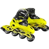 NILS EXTREME Inlineskates Inliner verstellbare Inline Skates gelb, Größe 31-42, größenverstellbar & dadurch mitwachsend