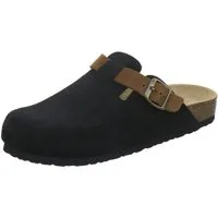 AFS-Schuhe 390020 Clogs Pantolette für Herren aus Leder mit Fußbett, Hausschuhe Made in Germany