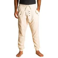 PANASIAM Haremshose Yogipants classic bequeme Freizeithose wie Aladinhose Unisex für Damen und Herren Haremshose Tunnelzug vorne Gummiband hinten