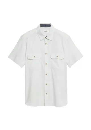 s.Oliver - Hemd creme - Gr. - S