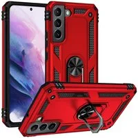 CoolGadget Handyhülle Armor Shield Case für Samsung Galaxy S22 6,1 Zoll, Outdoor Cover mit Magnet Ringhalterung Handy Hülle für Samsung S22