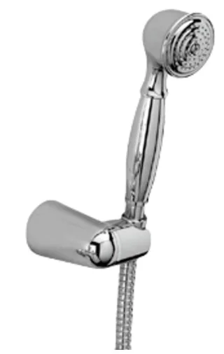 Herzbach Living Spa Wannenset classic, ABS Halter Handbrause chrom , 11.512300.1.01 11.512300.1.01