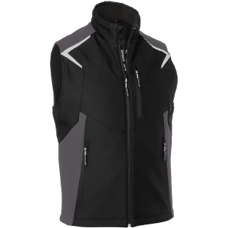 KÜBLER BODYFORCE Softshell Weste schwarz/anthrazit XS - 7125 5375-9997-XS