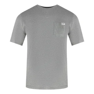 Aquascutum Active T-shirt Mit Kleiner Tasche, Hellgrau