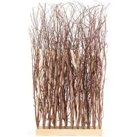 DESIGN DELIGHTS Paravent WEIDENBÜNDEL "TWIGS", 78x40cm, Weidenholz, Zweige Sichtschutz
