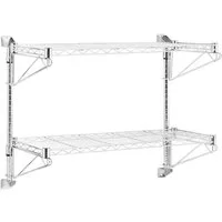 Royal Catering Hängeregal 90 x 35cm Wandbord 60kg Gitterdesign Wandregal Küchenregal Karbonstahl