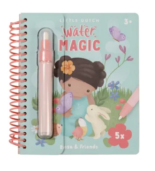 Little Dutch Aquarell Malbuch inkl. Stift - Rosa