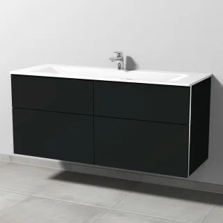 Sanipa 3way Glas-Set Glas-Waschtisch und Unterbau (BP207) 582x1300x487 BP2071V