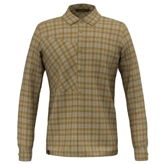 SALEWA - Fanes Flannel 5 Polarlite Hemd Herren - Beige (Gr.50)