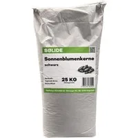SOLIDE Sonnenblumenkerne schwarz 25kg, Hauptfutter für: Vögel, Wildvögel, Ganzjahresfutter