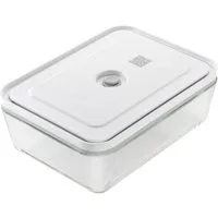Zwilling Vakuumbehälter Vakuum-Kühlschrankbox 2,0 l Fresh & Save klar, Borosilikatglas, Kunststoff BPA frei, Silikon, Vakuum-Kühlschrankbox, 2 l, Borosilikatglas