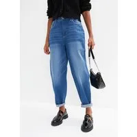 bonprix Loose-fit-Jeans Loose Fit, Barrel Jeans Schnitt, 5-Pocket-Style, mit Elasthan-Anteil