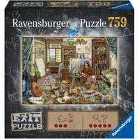 Ravensburger Puzzle EXIT, Das Künstleratelier, 759 Puzzleteile, Made in Germany