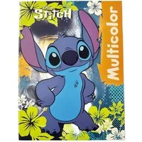 Disney Malblock Lilo&Stitch Malbuch mit Angel, Stitch, Schrulle und seine Freunde, mit Angel, Stitch, Schrulle und seine Freunde