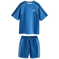 Next T-Shirt & Shorts T-Shirt und Shorts mit Blockfarben im Set (2-tlg)