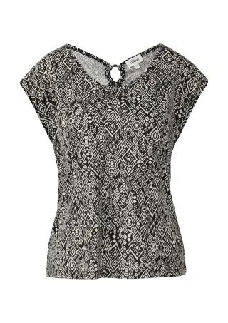 s.Oliver - T-Shirt schwarz - Gr. - 38