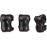 ROLLERBLADE Knieprotektor SKATE GEAR W 3 PACK NERO/LAMPONE