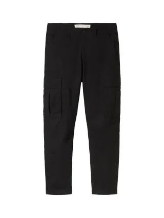 Denim Tom Tailor - Loose Tapered Cargohose black - Gr. - XL