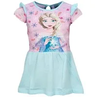 Disney Sommerkleid Disney Die EIskönigin Elsa Kinder Mädchen Sommerkleid Kleid 100% Baumwolle, Gr. 98 bis 128