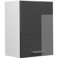 Vicco Hängeschrank R-Line, Anthrazit Hochglanz/Weiß, 45 cm (1-St)