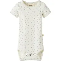 Lil' Atelier Kurzarmbody NBFGAGO SS SLIM BODY LIL NOOS Baumwollmischung, Druck, Kurzarm