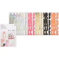 Rico Design Sticker Stickerblock Alphabet, 10 Blatt