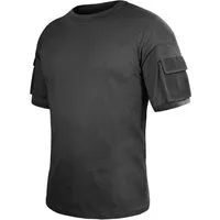 normani Kurzarmshirt Herren Taktisches T-Shirt Instructor Sommershirt mit Klett-Ärmeltaschen Tactical Tropenhemd