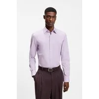 BOSS Businesshemd Hank Kentkragen, Slim-Fit, bügelleichte Qualität
