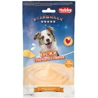 Nobby Starsnack Licky Dog Chicken & Cheese 5 x 15 g, für: Hund