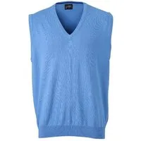 Daiber Pullunder JN 657 Herren V-Neck Pullunder Leichte Strickqualität