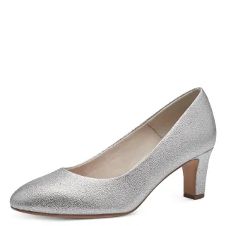 Tamaris - Da.-Pumps silver glam - Gr. - 38
