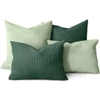 Amilian Kissenbezüge 4er Set - Kissenhüllen 40x40 + 35x45 cm - Dekokissen Bezüge, (4 Stück), Zierkissenbezüge Set 4 Stück für Dekokissen, Kissen, Zierkissen