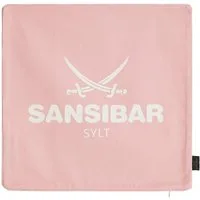 Sansibar Sylt Kissenhülle Kissenbezug Sansibar Sylt Kissenhülle, Sansibar Logo Druck, 45x45 cm, mit Logo-Schriftzug, mit verdecktem Reißverschluss