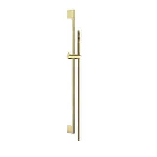 Herzbach LIVING SPA Wandstangenset Slide M 900mm Stabhandbrause PVD Gold, 30.690276.1.03 30.690276.1.03