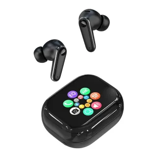 C11 Touch Screen bluetooth 5.4 Headset Wireless AI Translation Earphone HiFi Surround Sound 24H Playback In-ear Sports H