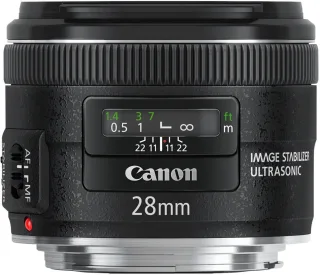 Canon EF 28mm 1:28 IS USM schwarz