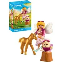 Playmobil® Goldenes Einhornfohlen mit Fee (71844), Princess Magic Konstruktions-Spielset, (23 St), Made in Europe