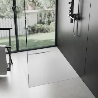 Neuesbad Duschwanne Bazalt White 90x90 NB1RE91941