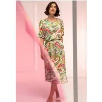 bianca Druckkleid ROSLYN aus modernem Allover-Print in Trendfarben